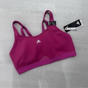 NWT Adidas TLRD Move High Support Bra in Pink